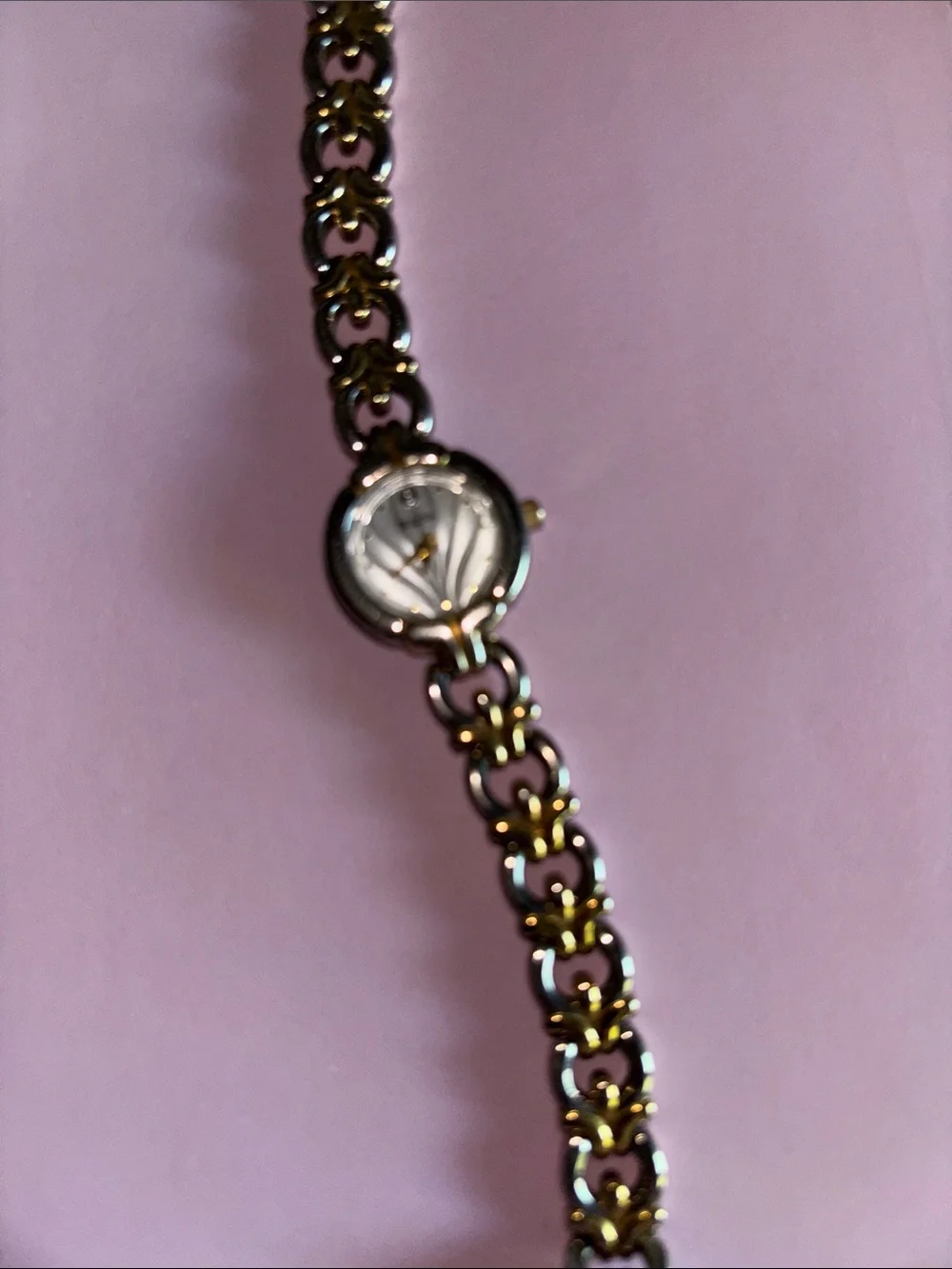 Bulova Two-Tone Gold and Silver Link Bracelet Watch